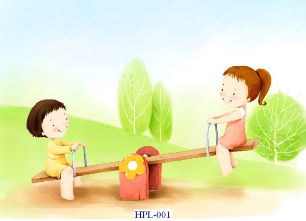 Tranh dán tường KIDSLAND Mã HPL-001